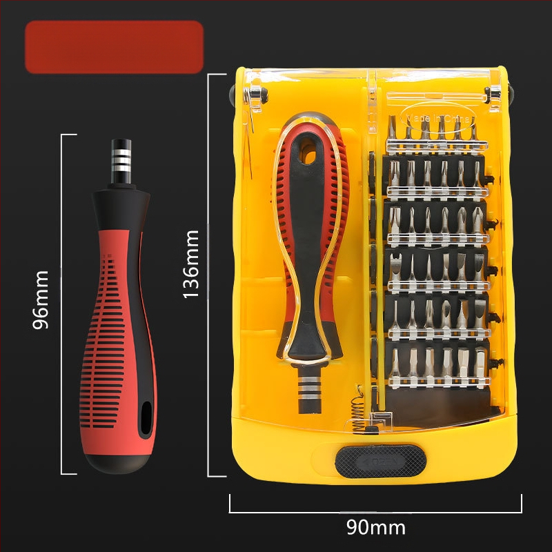 Golden Snail 37-in-1 atsuktuvų rinkinys – magnetinis, Philips, precizinis, 45# plienas