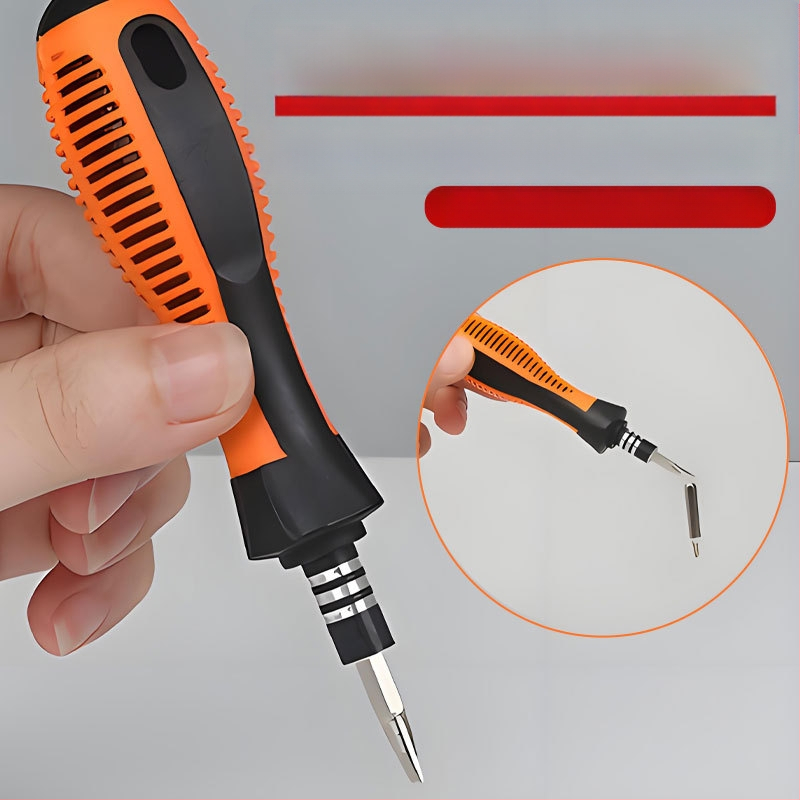 Golden Snail 37-in-1 atsuktuvų rinkinys – magnetinis, Philips, precizinis, 45# plienas