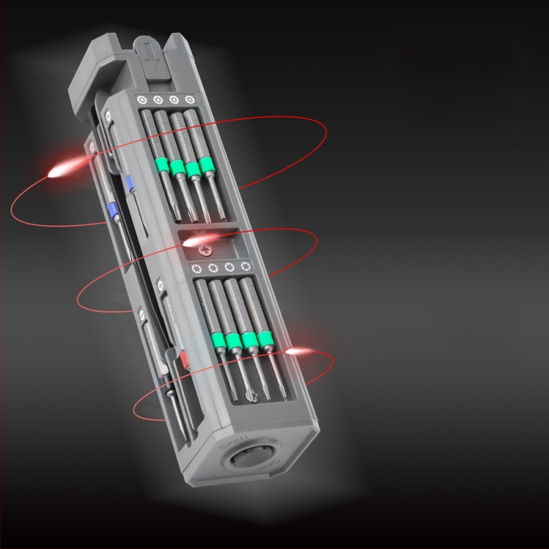Kingston 30-in-1 magnetinis atsuktuvų rinkinys, chromo-vanadinio plieno, 30 dalių, daugiafunkcinis namų įrankių rinkinys