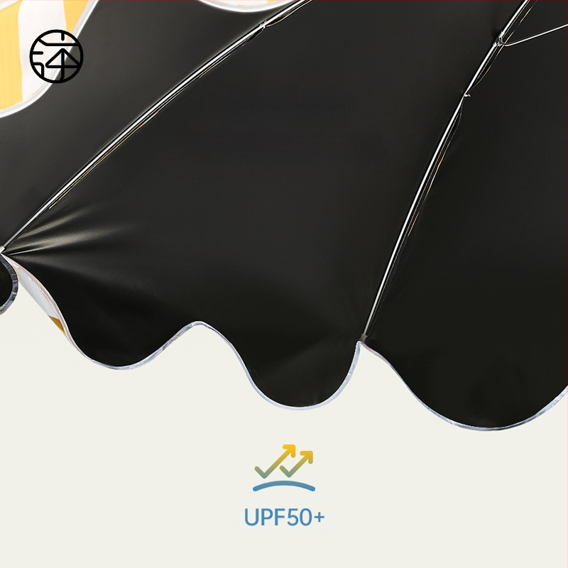 Sodo saulės skėtis su 8 ramentais, audinys Impact 210T, UPF>50, rankinis atidarymas uždarymas, logotipo spausdinimas