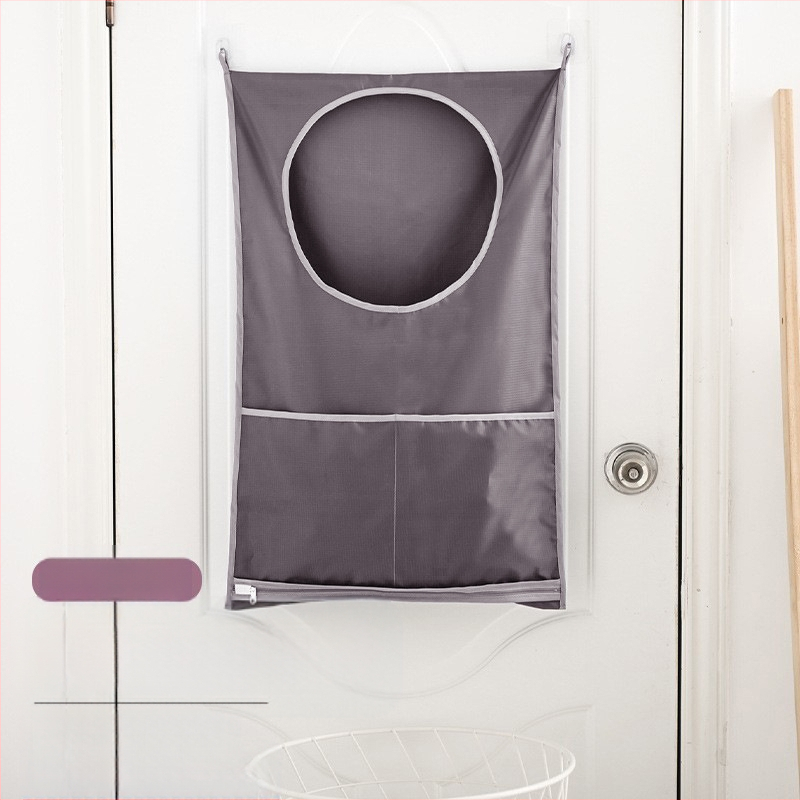 Sieninis pakabinamas vonios saugojimo maišelis, Oxford audinys, paprastas modernus 3D dizainas, sieninis tvirtinimas, skirtas apatiniams drabužiams ir nešvarioms aprangoms