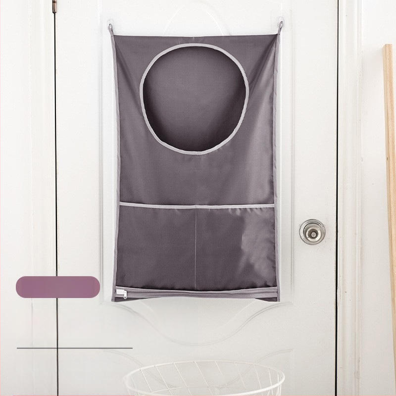 Sieninis pakabinamas vonios saugojimo maišelis, Oxford audinys, paprastas modernus 3D dizainas, sieninis tvirtinimas, skirtas apatiniams drabužiams ir nešvarioms aprangoms