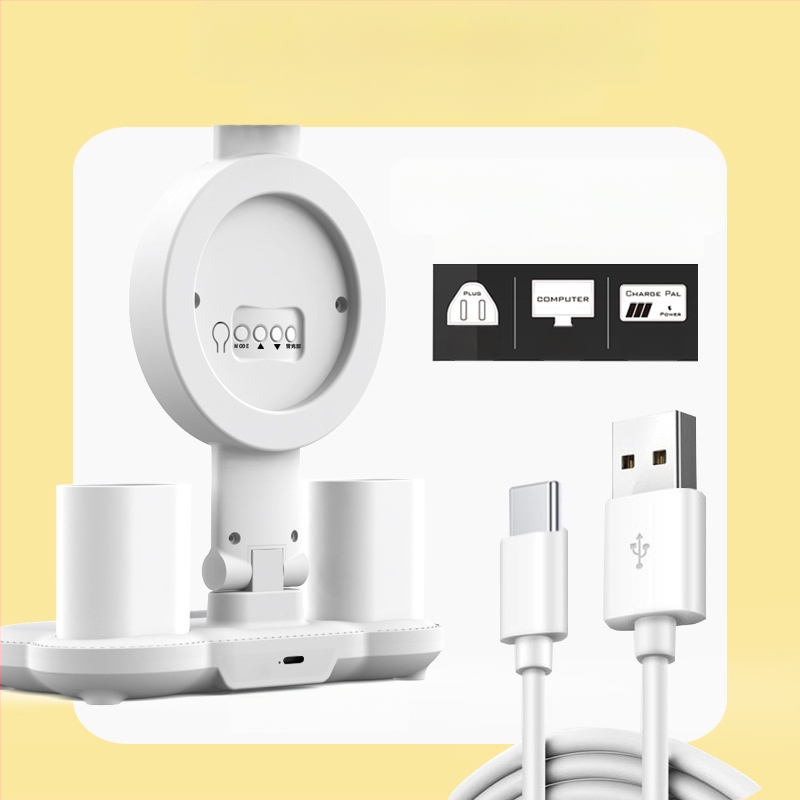 LED φωτιστικό γραφείου με προστασία ματιών, τροφοδοσία USB, έλεγχος αφής, φως μελέτης και φωτισμό περιβάλλοντος, μοντέρνο μινιμαλιστικό στυλ