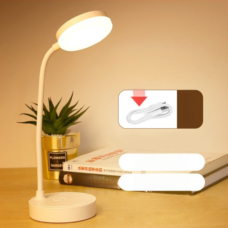 LED λάμπα γραφείου με προστασία ματιών (τροφοδοσία USB, 3W, CRI 80-89, πιστοποιητικό CE, τάση ≤36V)