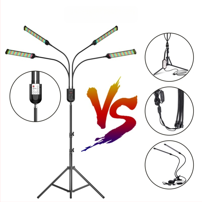 Augalų augimo lemputė, sulankstoma, pilno spektro, sukulentams, 630 LED, 12V, Sanan Optoelectronics, modeliai GL-S4/GL-S6, tarnavimo laikas 30000 h