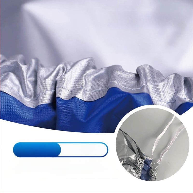 Išorinės oro kondicionieriaus dangtis - poliesterio audinys, Meishi Meile ženklas, šiuolaikiško minimalistinio stiliaus, apsauga nuo dulkių ir oro sąlygų