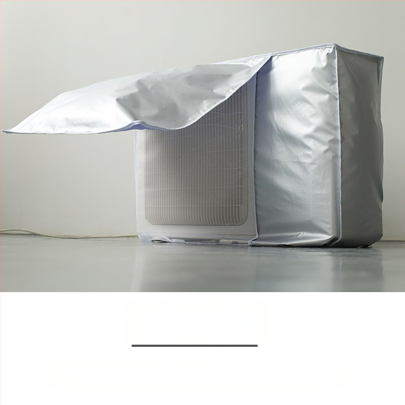 Išorinės oro kondicionieriaus dangtis - poliesterio audinys, Meishi Meile ženklas, šiuolaikiško minimalistinio stiliaus, apsauga nuo dulkių ir oro sąlygų