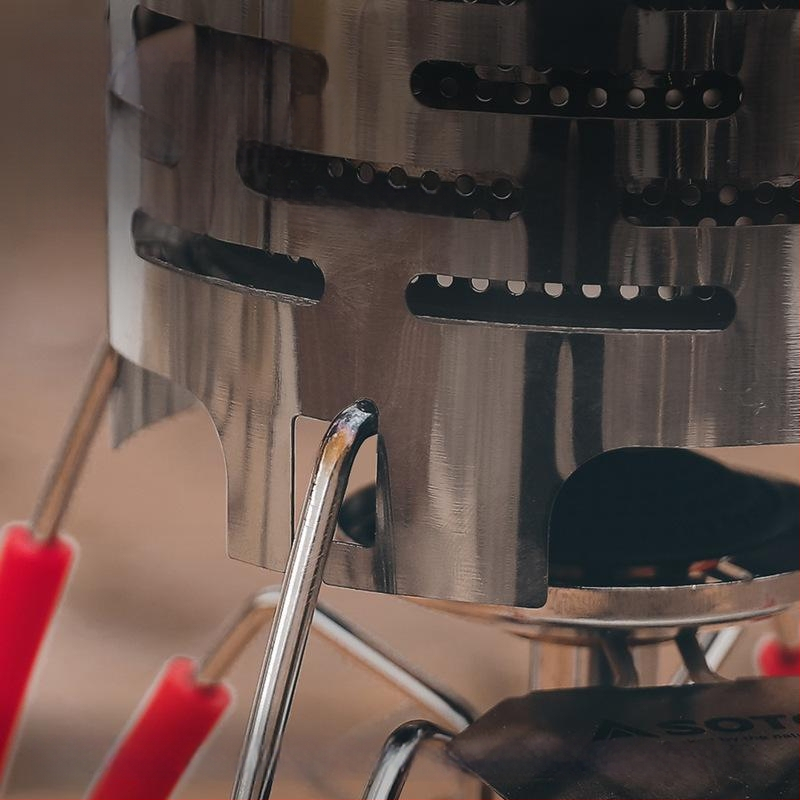 Mini kempinga apkures krāsns ar infrasarkano apkuri, nerūsējošais tērauds, rokas sildītājs, 120x145 mm