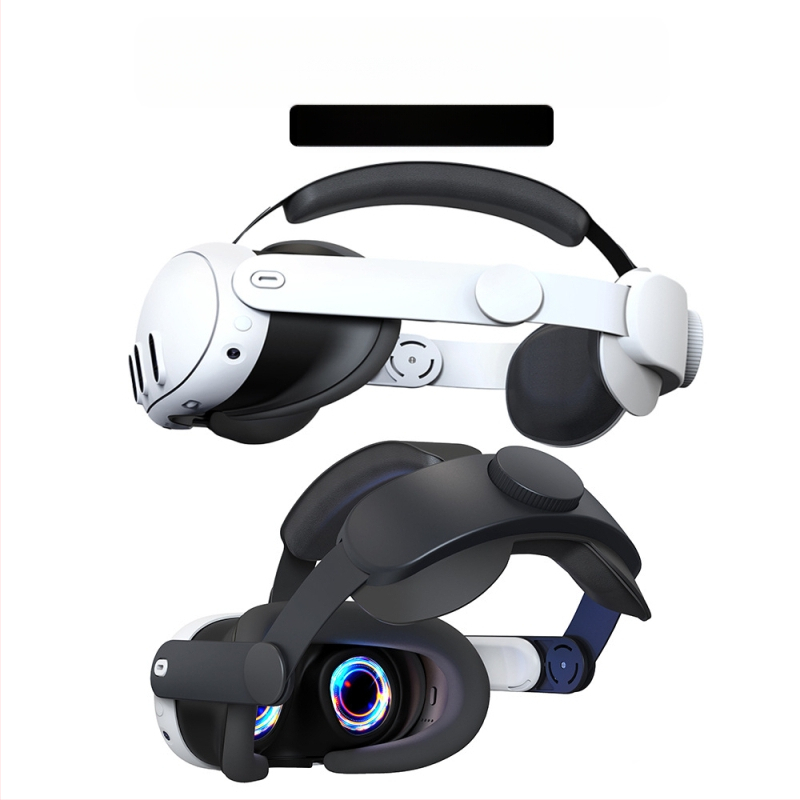 VR doplnok na hlavu pre Meta Quest 3 All-in-One – pohodlné nosenie, jednoduchá inštalácia, OEM spracovanie, hmotnosť 225 g
