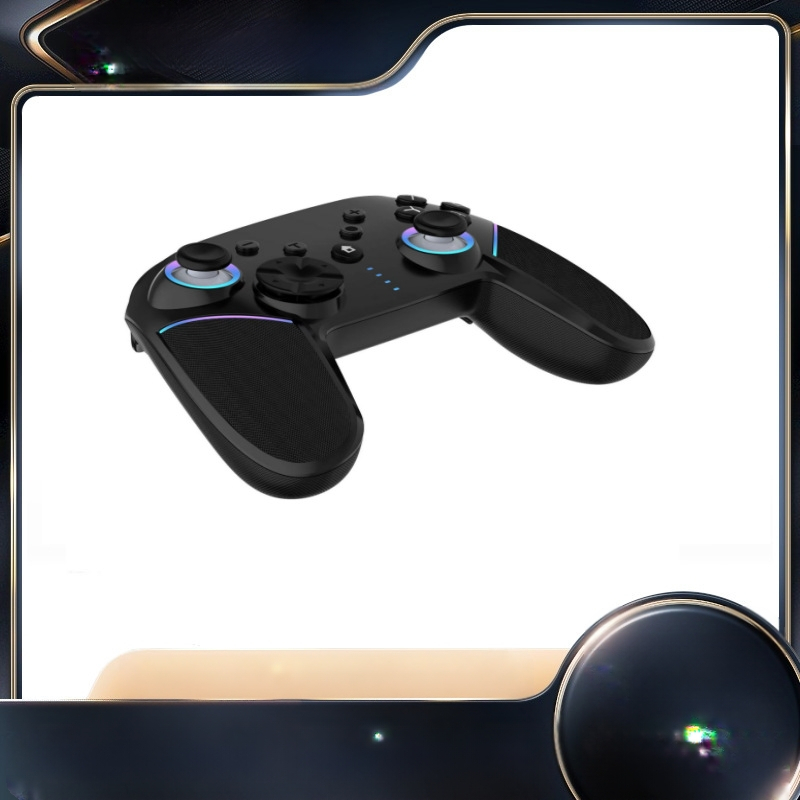 SZ-932B bezvadu Bluetooth spēļu kontrolieris priekš Switch, Android un iOS ar Type-C interfeisu, 6 asi motoru un RGB apgaismojumu