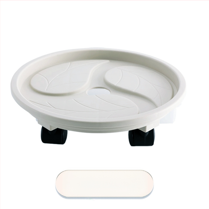 Judantis vazonų padėklas su ratukais ir vandens rezervuaru, iš plastiko, gaminamas injekciniu formavimu