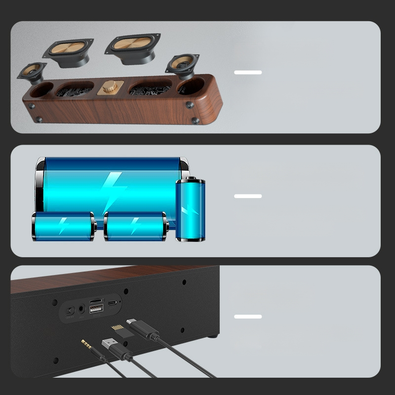 Bluetooth ηχείο με IPX7 αδιαβροχοποίηση, διπλοί οδηγοί ήχου, ισχύς 10W, ενσωματωμένη μπαταρία 1000–1200 mAh, εύρος συχνοτήτων 100 Hz–20 kHz