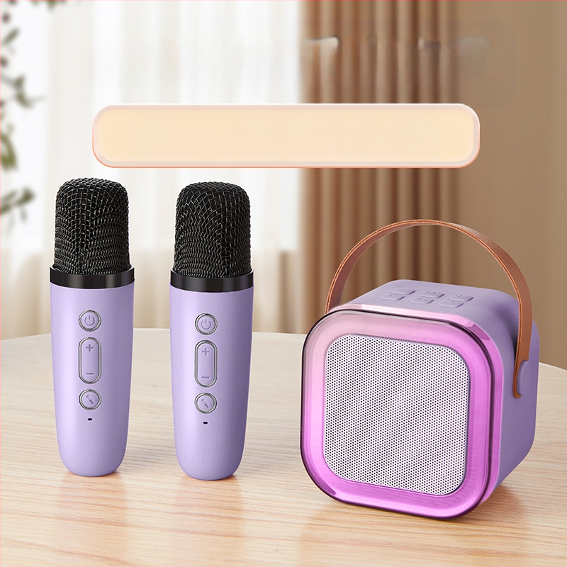 K12 Bluetooth ηχείο με ενσωματωμένο μικρόφωνο - Οικιακό σύστημα καραόκε, 5W, Bluetooth 5.3, 100Hz-20kHz, SNR <60dB, 800-1000mAh