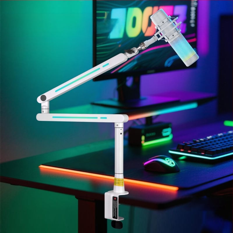 KH-021 Επιτραπέζια βάση μικροφώνου με εκτεινόμενο βραχίονα – για ζωντανή μετάδοση και εγγραφή