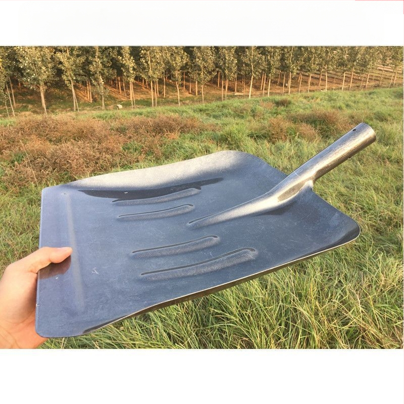 Sniego kastuvė Golden Dragon su aukštos anglies plieno galvute ir medine rankena, skirta medžiagų metimui.