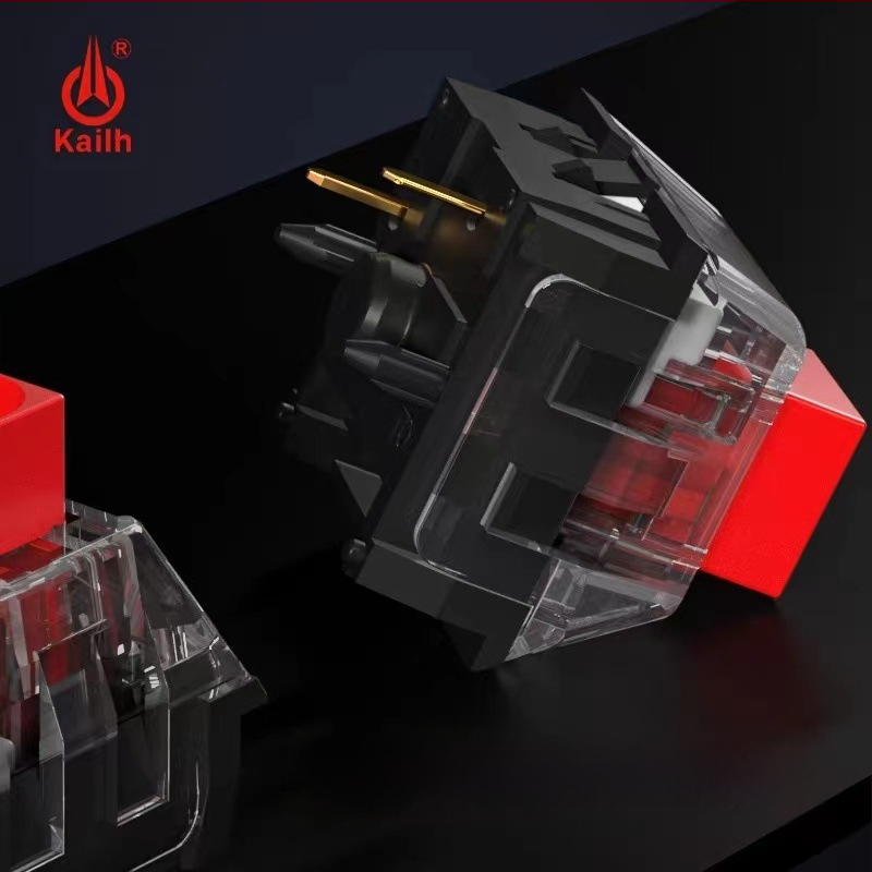Kailh BOX V2 mechaninis klaviatūros jungiklis, linijinis, hot-swappable, universalus suderinamumas, 2 g už jungiklį