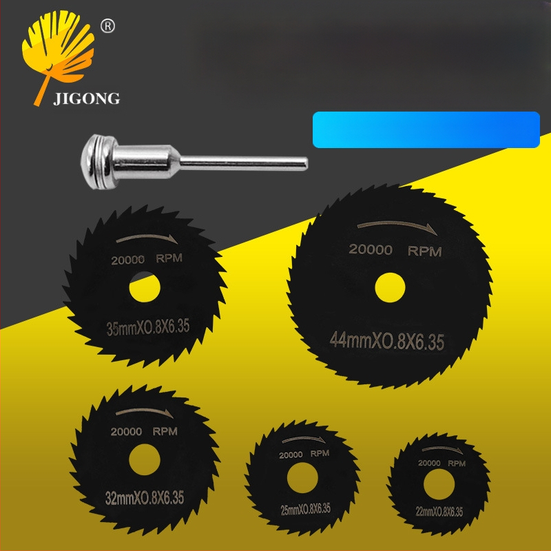 Journalist 6 vnt. pjovimo peilių iš aukštos greičio plieno rinkinys medienos ir metalo pjovimui