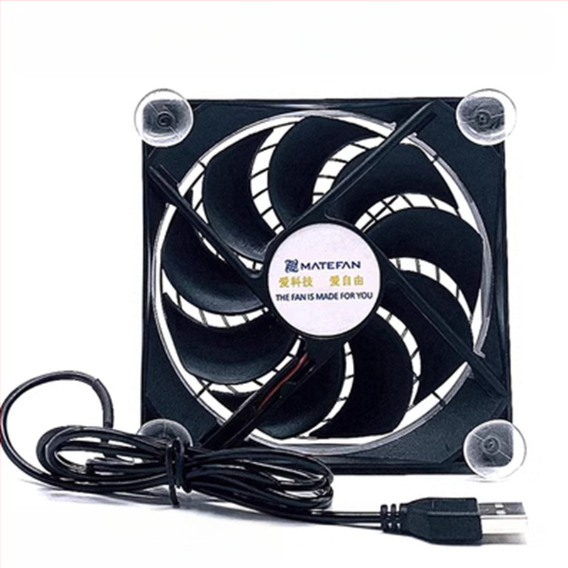 USB maršrutizatoriaus aušintuvo laikiklis — ventiliatoriaus aušinimas, 5V, modelis 12025, kabelio ilgis 95 cm