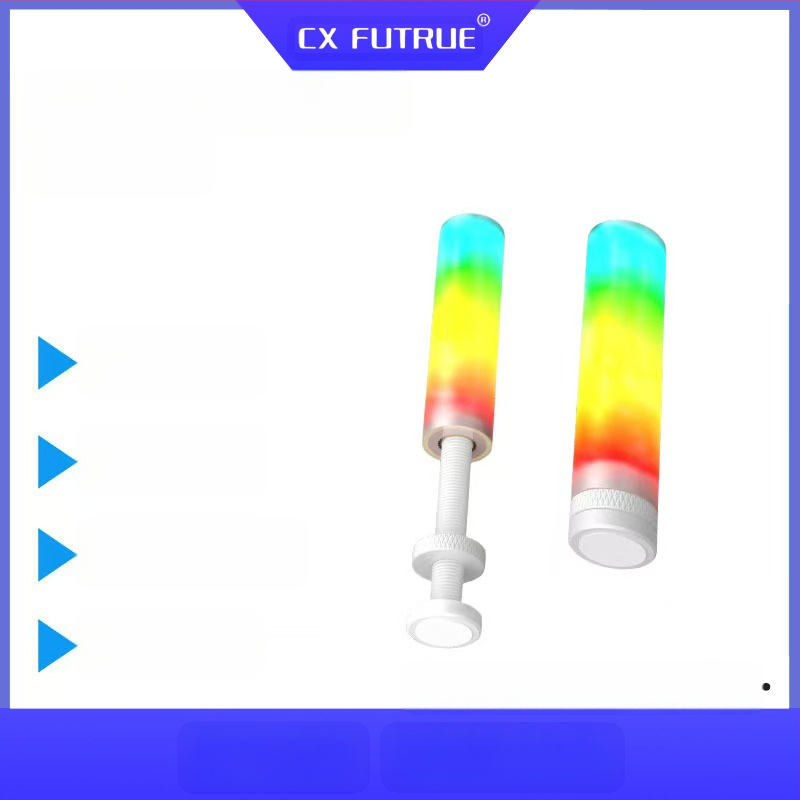 Държач за графична карта за настолен компютър – телескопичен и въртящ се, алуминиева сплав, ARGB синхрон, магнитен фиксиращ държач