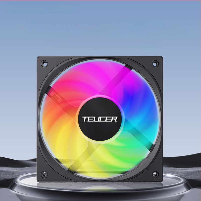 Ανεμιστήρας ψύξης CPU με ARGB για επιτραπέζιο κουτί, υδραυλικοί ρουλεμάν, 800-2400 RPM, 34 dB(A)