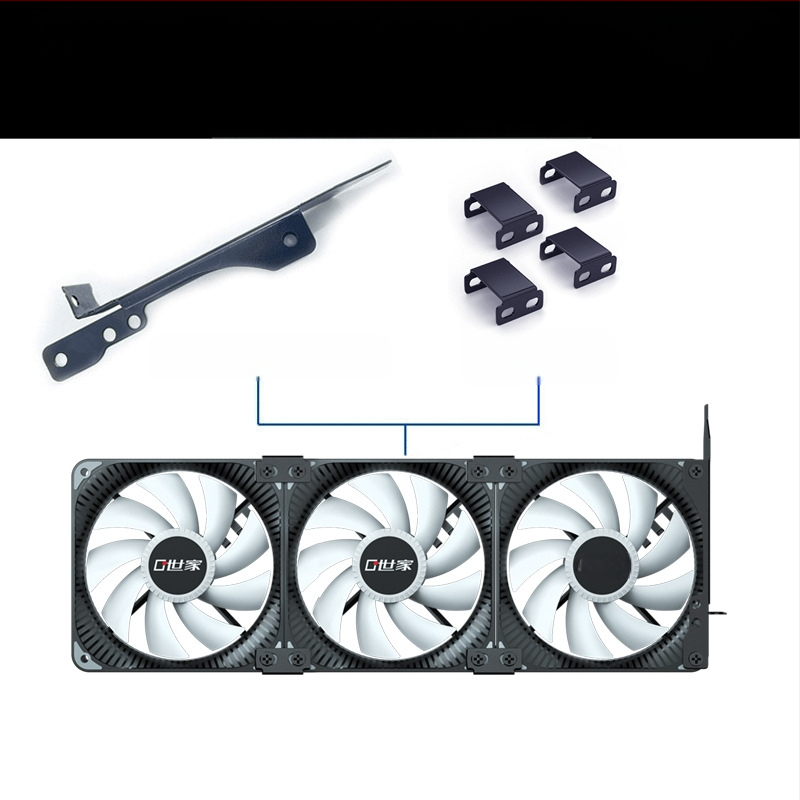 Радиатор за графична карта със скоба за PCI слот за настолен компютър — OEM обработка (Модел: Graphics Card Companion Buckle)