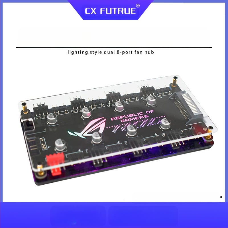 Chassis fan hub BXK-00047 със Shengguang синхронен вентилаторен контролер (OEM)