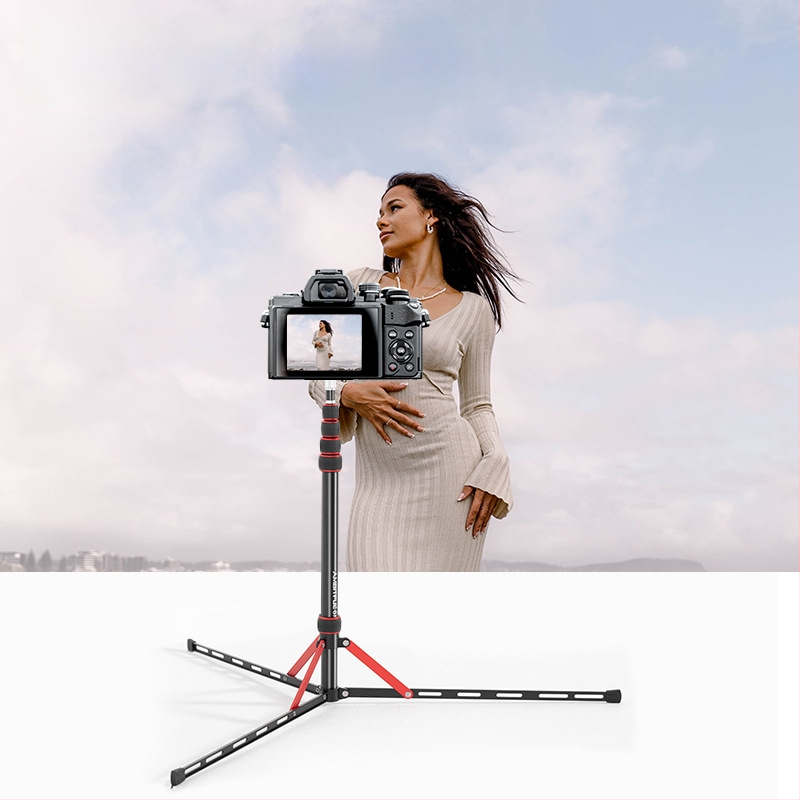 GM220 profesionalni stalak za fotografiju rasvjetu, aluminijska legura, visina 49.5–220 cm, nosivost 2.5 kg, 5 segmenata, promjer cijevi 1.3/1.6/1.9/2.2/2.5 cm