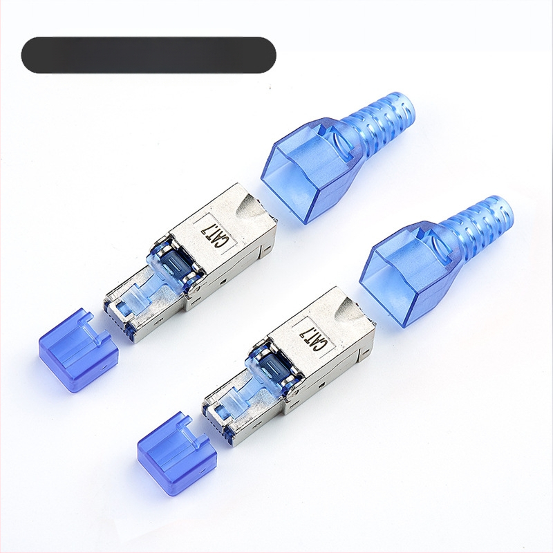 RJ45 συνδετήρας χωρίς εργαλεία Cat7/Cat6A – κεφαλή κρυστάλλου, για διακόπτες
