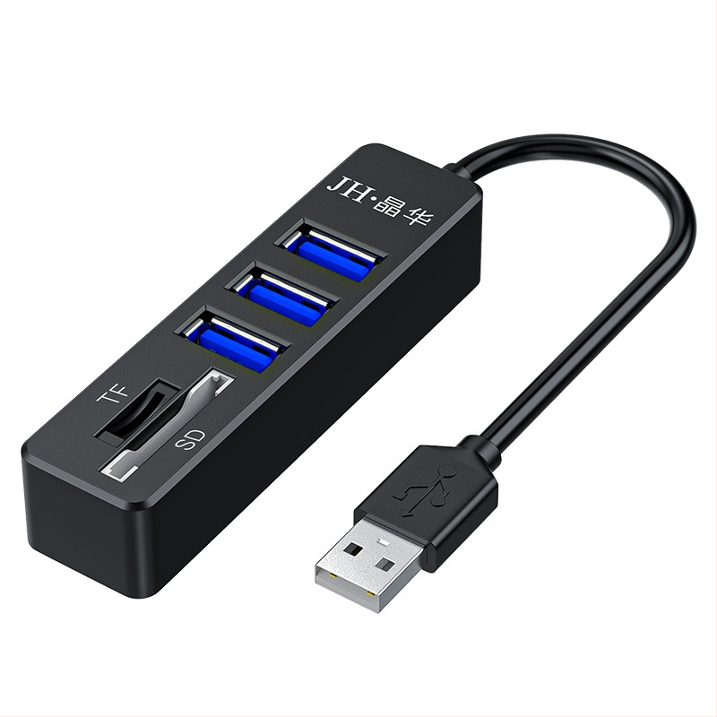 USB 5-σε-1 αναγνώστης καρτών και HUB για φορητό υπολογιστή, SD/TF υποστήριξη, USB 2.0 εξωτερική σύνδεση, μοντέλο Z303