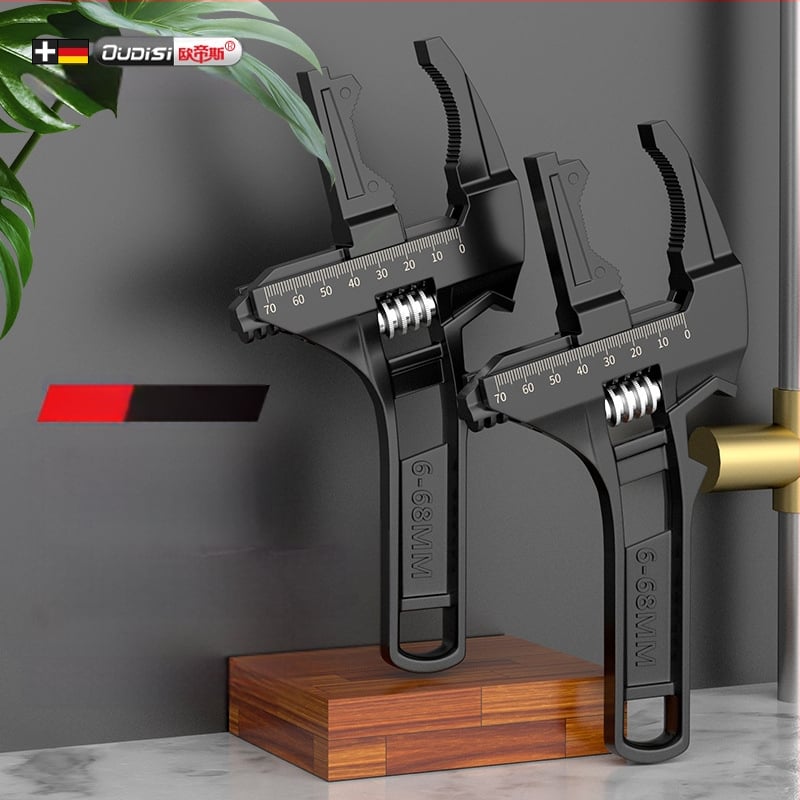 Mitmekülgne vannitoa võtme tööriist paigaldamiseks ja ventiilide remondiks, materjal: 2Cr13 + alumiiniumsulam