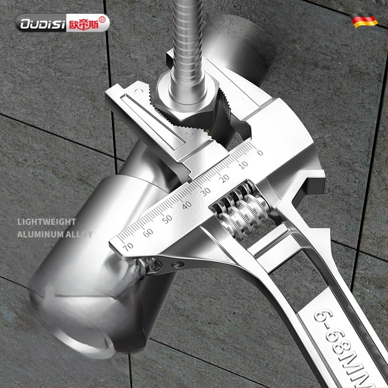 Mitmekülgne vannitoa võtme tööriist paigaldamiseks ja ventiilide remondiks, materjal: 2Cr13 + alumiiniumsulam