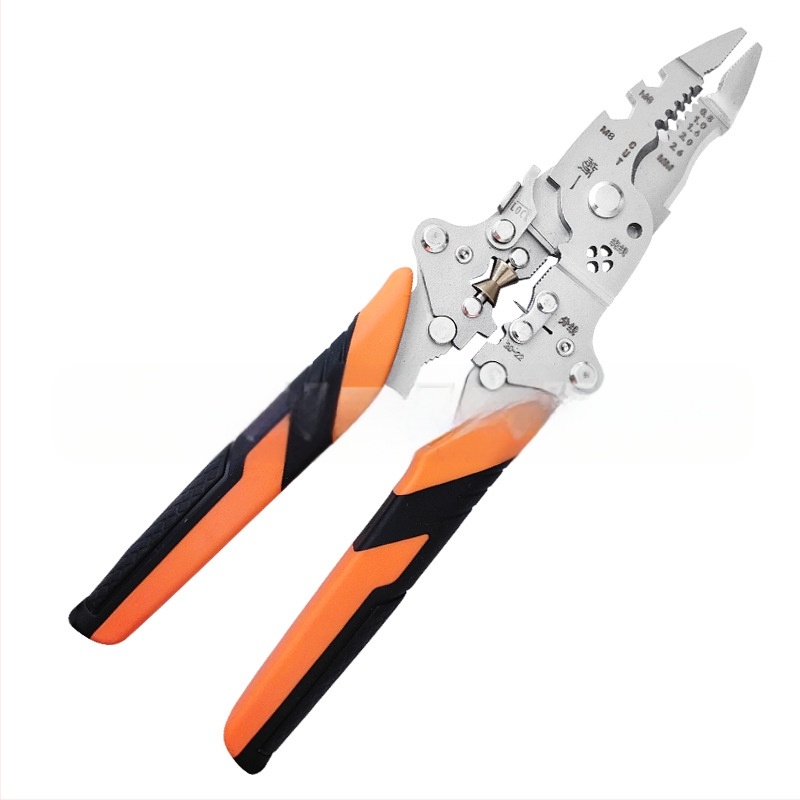 Industrijske sklopne višefunkcionalne kliješta za skidanje izolacije, 12 u 1 — Zhuan Yi; Sklopive; V-oblik; Težina 0,192 kg