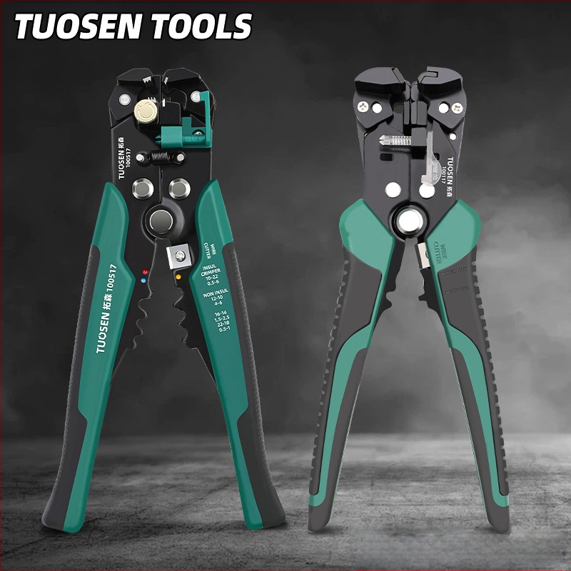 Tuosen Automatske kliješta za skidanje izolacije – Višenamjenski električarski alat, oblik kliješta, težina 0.31, automatsko skidanje izolacije