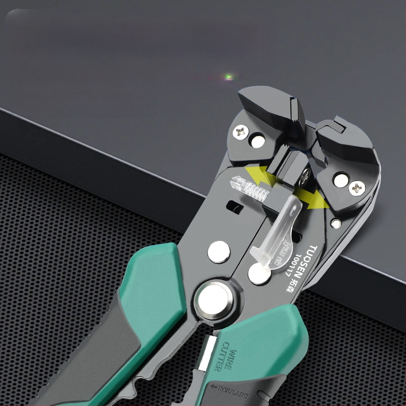 Tuosen Automatske kliješta za skidanje izolacije – Višenamjenski električarski alat, oblik kliješta, težina 0.31, automatsko skidanje izolacije