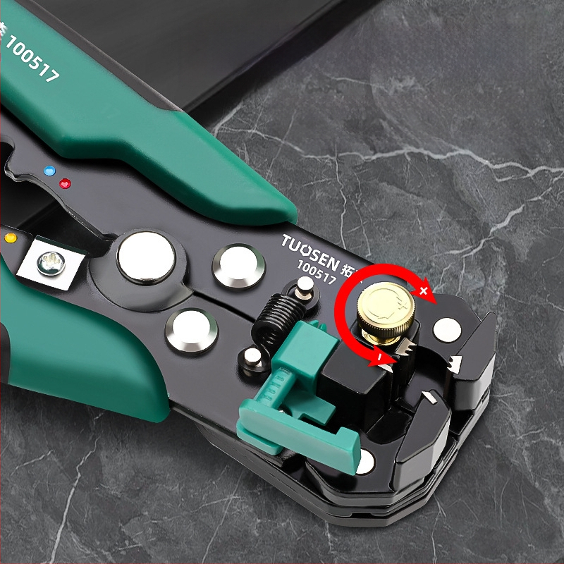 Tuosen Automatske kliješta za skidanje izolacije – Višenamjenski električarski alat, oblik kliješta, težina 0.31, automatsko skidanje izolacije