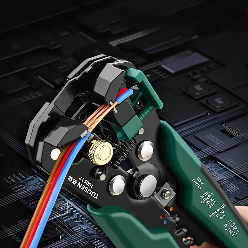 Tuosen Automatske kliješta za skidanje izolacije – Višenamjenski električarski alat, oblik kliješta, težina 0.31, automatsko skidanje izolacije