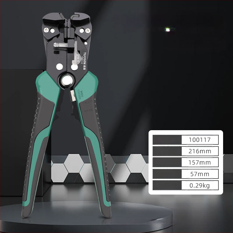 Tuosen Automatske kliješta za skidanje izolacije – Višenamjenski električarski alat, oblik kliješta, težina 0.31, automatsko skidanje izolacije