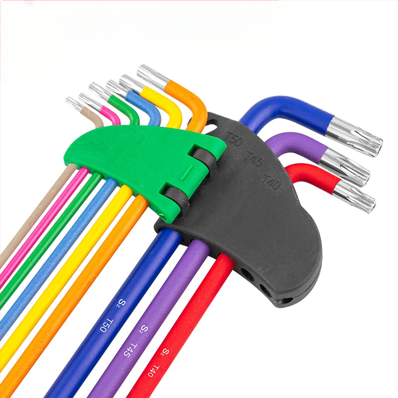 Комплект Allen ключове със мотив сливово цвете, S2 инструментална стомана, 0,5 кг