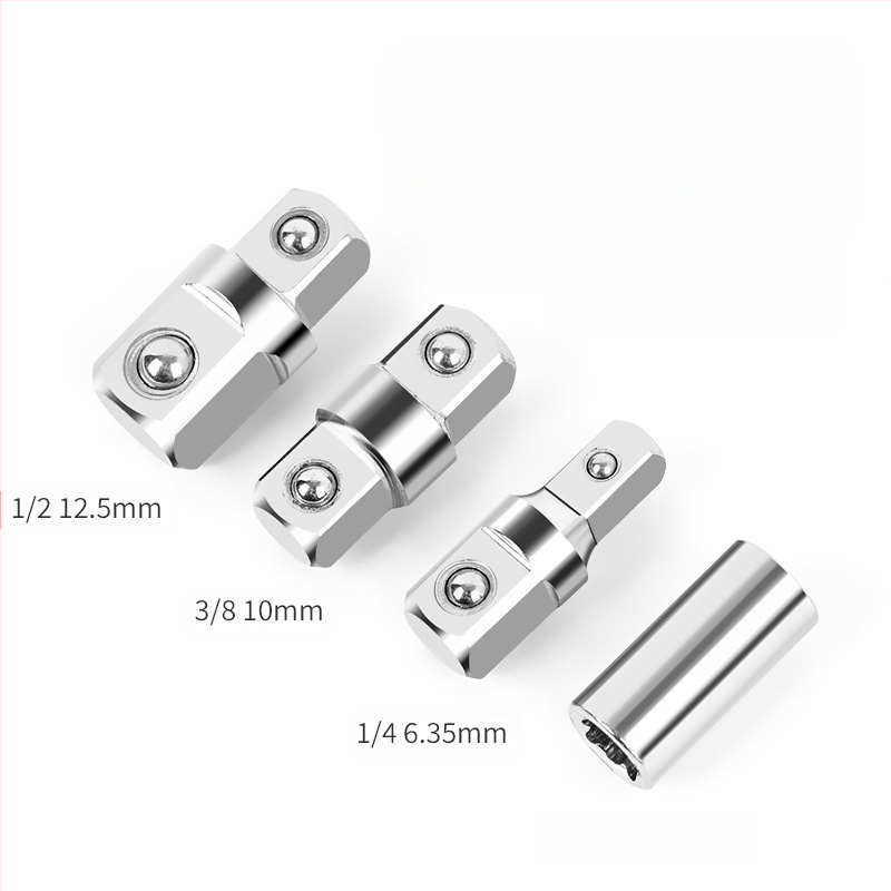 Volvan 3/8 Daugiafunkcinis išplėtimo raktas su ratchet galva ir išplėtimo kotu – chromuotas paviršius, aukštos anglies plienas, 0.645 kg