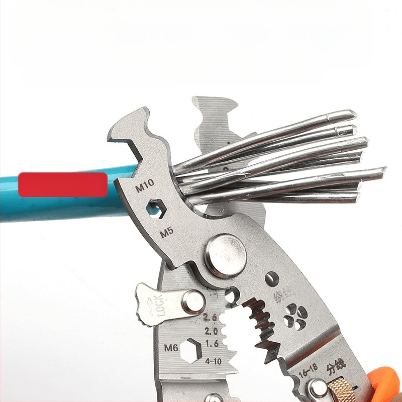 Industrijske klase V-oblik kabele skidanje izolacije, višenamjenska (Težina: 0,2; Oblik: V-oblik; Značajke: skidanje izolacije žica)