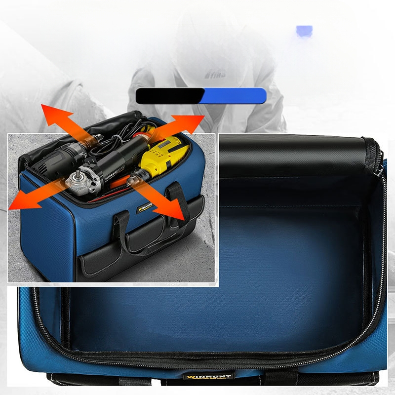 Rankinių įrankių krepšys - Daugiafunkcinė įrankių krepšys, didelė talpa, patvari, skirtas elektrikams ir įrankių saugojimui, prekės ženklas Winhunt/Changshengke