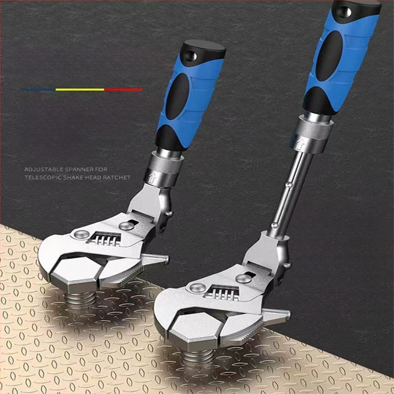 Ρυθμιζόμενο κλειδί με ματ φινίρισμα από χρωμιοβάνδιο χάλυβα (χρωμιοβάνδιος χάλυβας, ματ φινίρισμα)