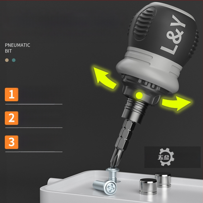 Maibu teleskopinis atsuktuvų rinkinys su ratcheto mechanizmu, chromo-vanadžio plieno, izoliuotas ir magnetinis