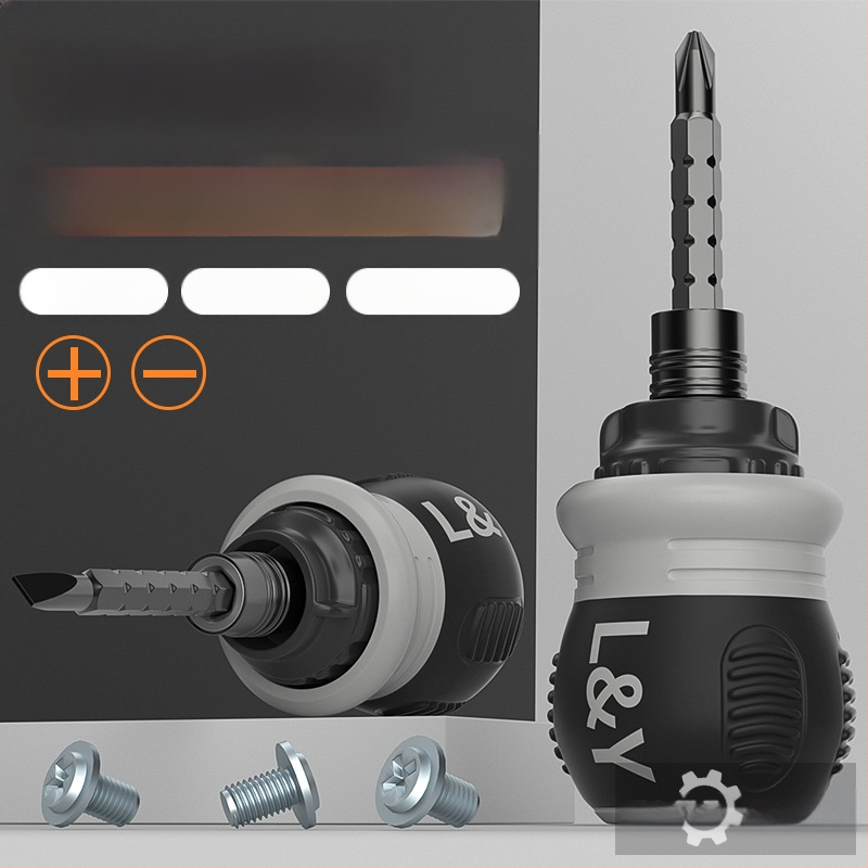 Maibu teleskopinis atsuktuvų rinkinys su ratcheto mechanizmu, chromo-vanadžio plieno, izoliuotas ir magnetinis