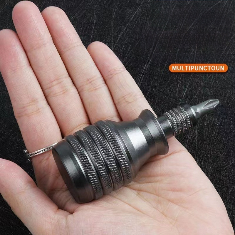 7-in-1 atsuktuvas iš CRV chromo-vanadžio plieno, ne magnetinis, be izoliacijos, kryžminio ir plokščio tipo antgaliai namų remontams