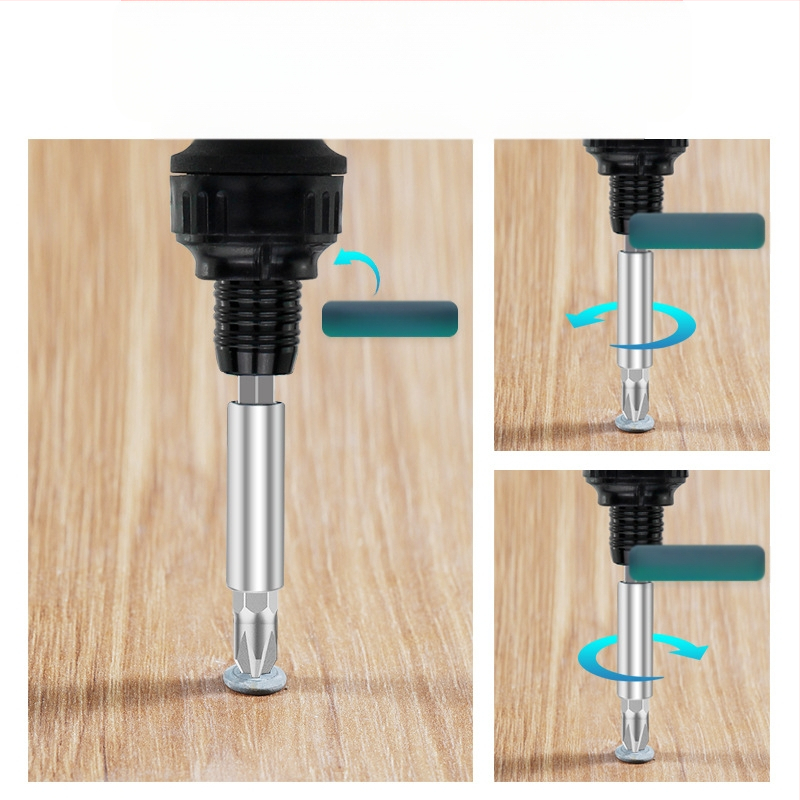 11-in-1 veržliavinių atsuktuvų rinkinys su teleskopiniu rankenos – magnetinis, izoliacinis, chromo-vanadžio plienas, 11 dalių