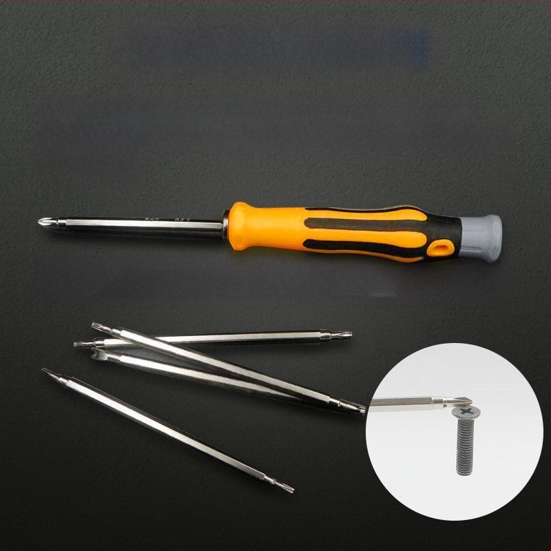 Atsuktuvo rinkinys – 6 dalių, magnetinis, izoliuotas, 45# plienas, tikslus įrankis kompiuterių ir mobiliųjų telefonų demontavimui