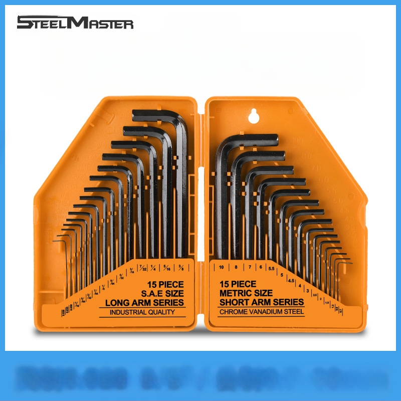 Steelmaster 30-dijelni set imbus ključeva s kugličnom glavom, od krom-vanadij čelika, tip glave: šesterokutna utičnica
