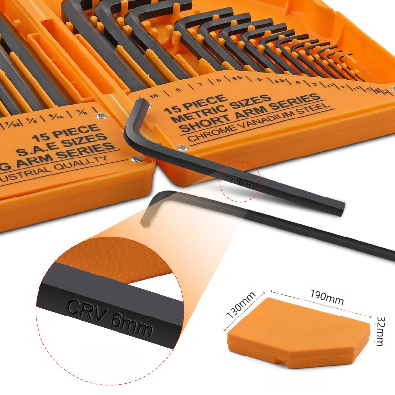 Steelmaster 30-dijelni set imbus ključeva s kugličnom glavom, od krom-vanadij čelika, tip glave: šesterokutna utičnica