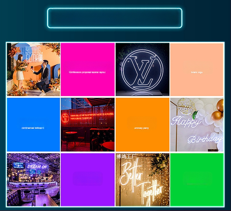 LED modeliavimo dekoratyvinė lemputė su lankstiu neon stiliumi, E14 lizdas, 220V, IP68, reguliuojamas šviesos intensyvumas